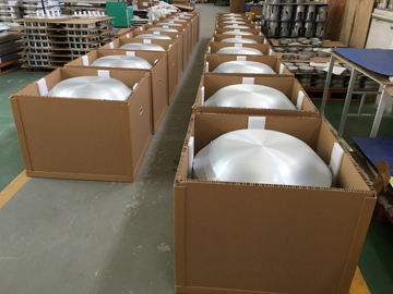 Air sampler components packed for air or express shipment