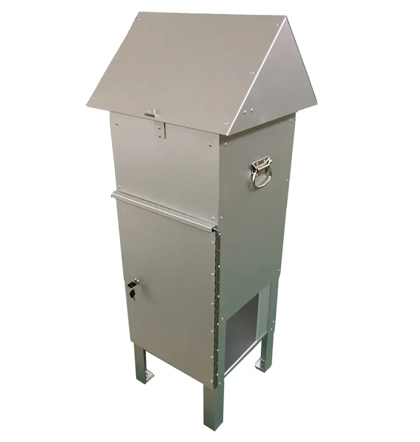 TSP high volume air sampler cabinet - front view
