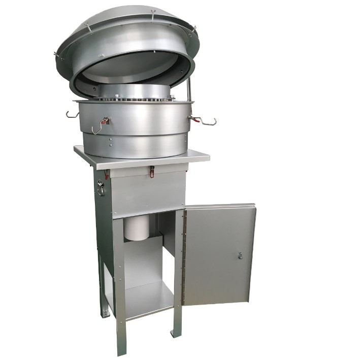 Cabinet for PM10 and PM2.5 outdoor air sampling