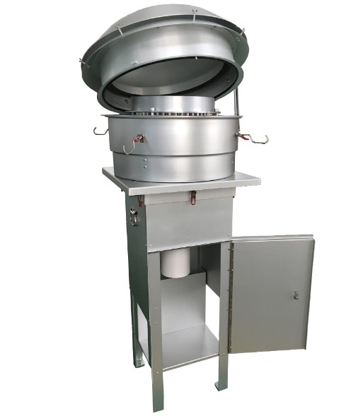 Environmental air sampling equipment for outdoor monitoring